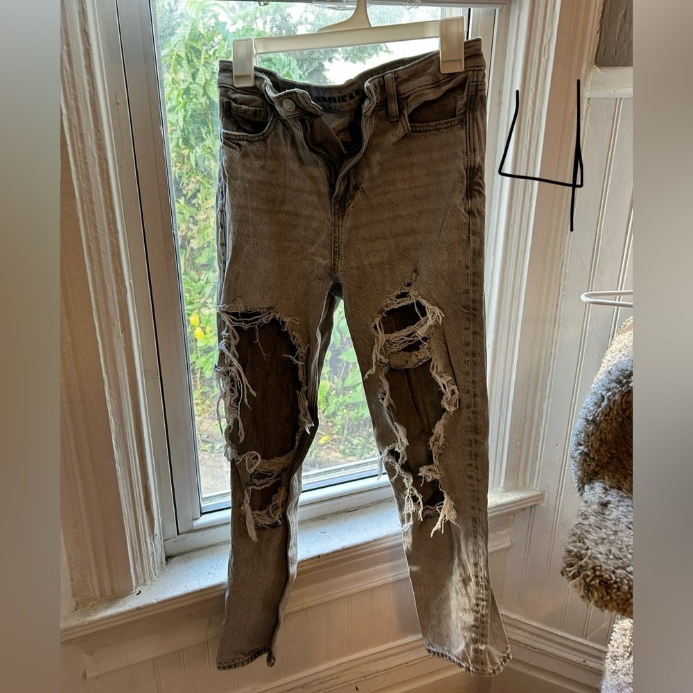 American Eagle Outfitters Light Gray Jeans